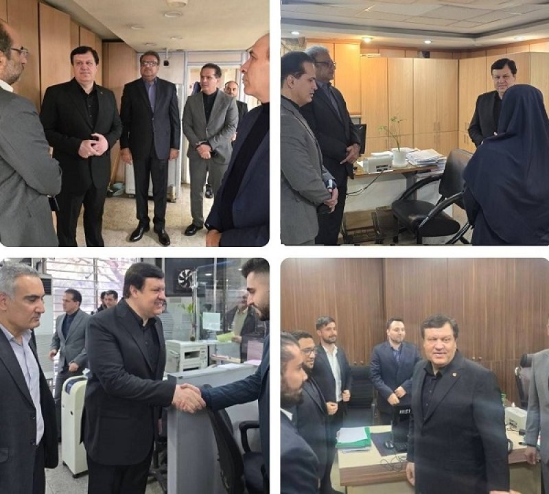 بازدیدهای مستمر و روزانه مدیرعامل و مدیران بانك ملت از شعب و واحدهای ستادی /تاكید بر ارائه خدمات مطلوب بانكی به مشتریان