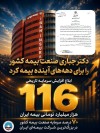 ابلاغ افزایش سرمایه تاریخی ۱۱۶ هزار میلیارد تومانی بیمه ایران