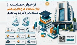 فراخوان حمایت از پایان‌نامه‌ها و طرح‌های پژوهشی مسئله‌محور دکتری و پسادکتری
